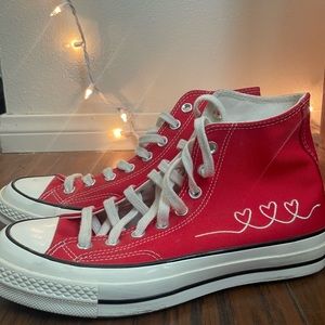 Chuck Taylor 70 HI Red Size 8.5 Women/ 6.5 Men